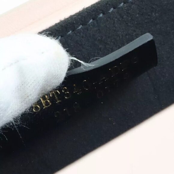 Auth FENDI Box Orinzzontale Vit Shoulder Bag Pink Beige Leather - Picture 12 of 15